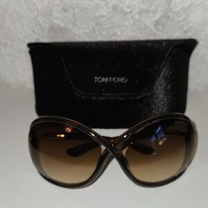 Tom Ford Black and Brown Women's Sunglasses